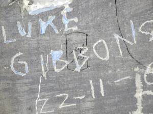 Graffiti located in 'Patrick Pearse's cell in Corridor 1 of the Middle Floor