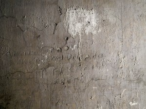 Including this example of engraved graffiti created by Annie Sinnott that twice referenced the 'Kerry No 1 Brigade' located in a cell on Corridor 3 of the middle floor.