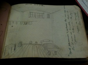 Located in the Autograph Book of Kathleen Kavanagh & Thomas Merrigan (probably relating to male imprisonment during War of Independence in Mountjoy Jail) (Kilmainham Gaol Archive).